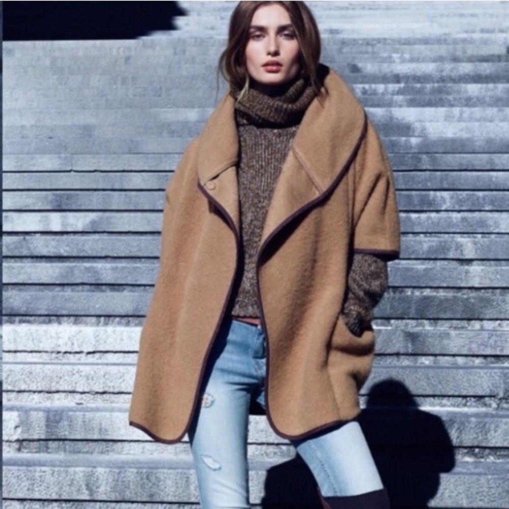 Brown H&M cape